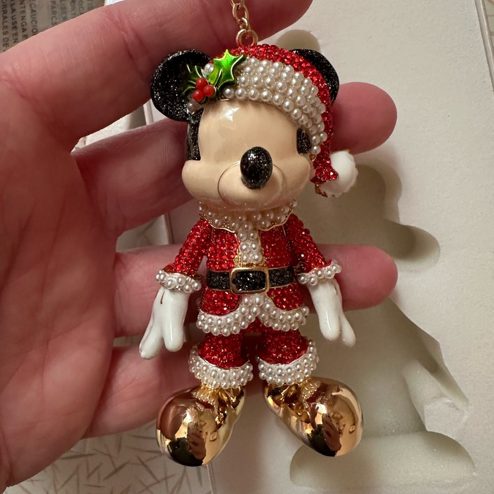 Disney Baublebar Santa Mickey Charm NWT